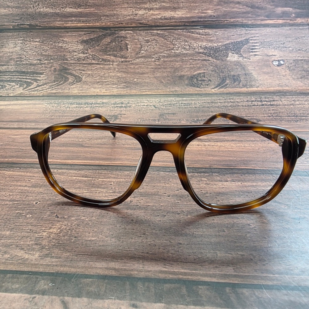 Warby Parker Hatcher 225 Tortoise Shell Aviator Eyeglasses 56-18-145